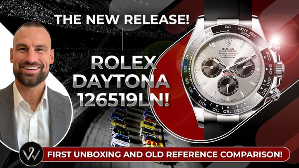 THE NEW Rolex Daytona 126519LN PLUS the old reference for comparison!
