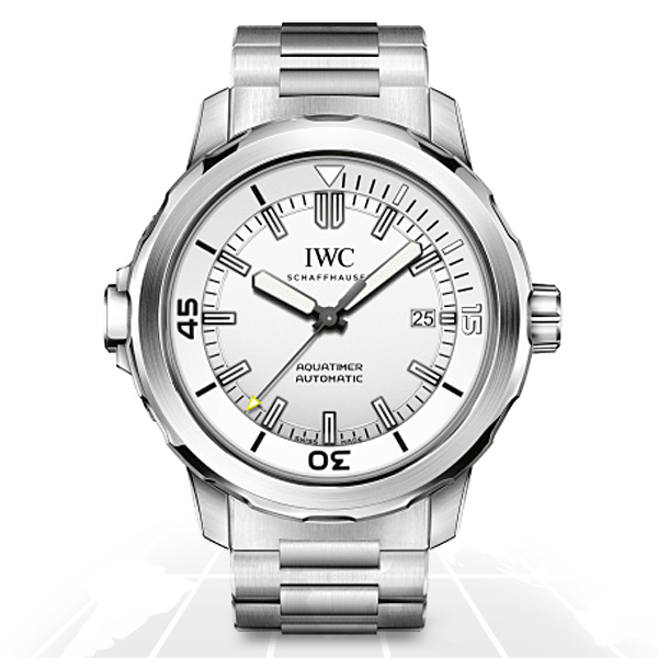 Iwc aquatimer white sales dial