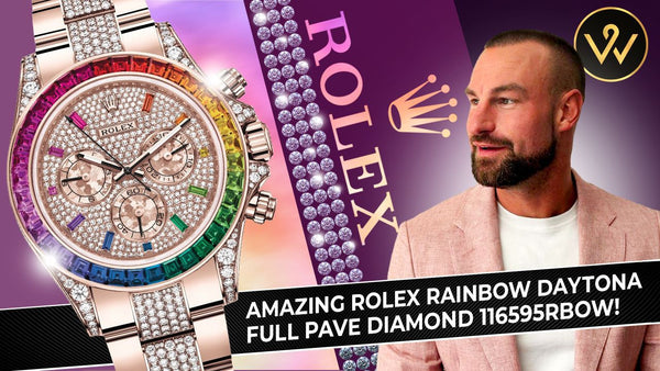 Rolex Daytona Rainbow full Pavé Diamond 116595RBOW-0002