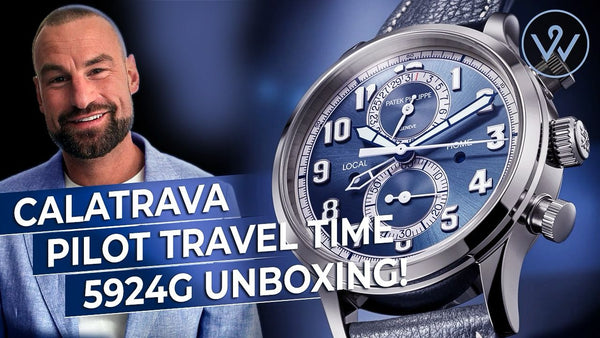 Patek Philippe Calatrava Pilot Travel Time Chronograph 5924G-001