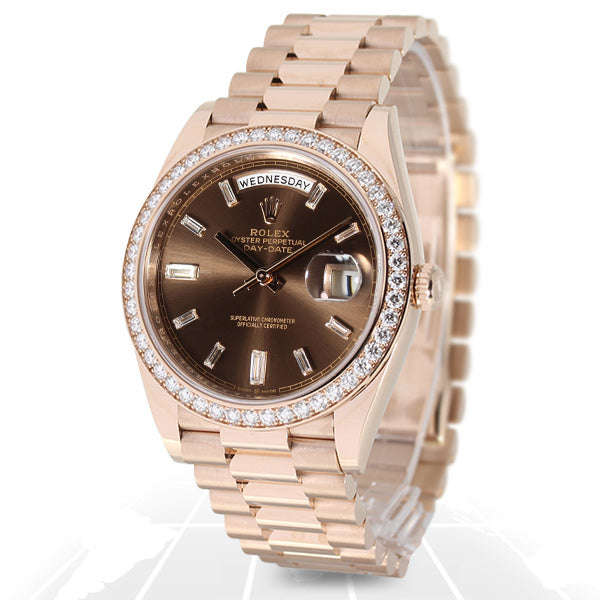 Rolex Day-Date 40 “Baguette” 228345RBR