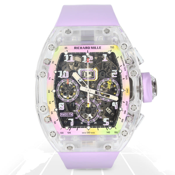 AET Remould Richard Mille Sapphire Collection Flyback Chronograph “A11 Time Machine Lilac Pink”