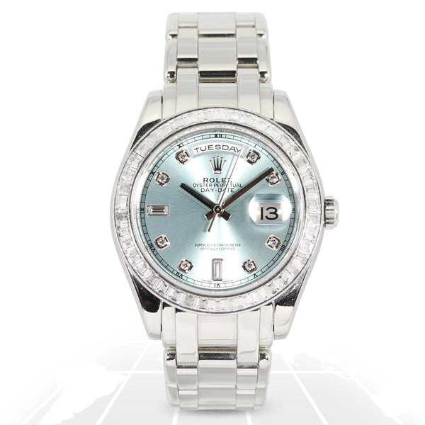 Rolex Day-Date 36 Pearlmaster “Baguette Bezel” 18956/B