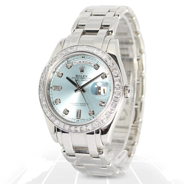 Rolex Day-Date 36 Pearlmaster “Baguette Bezel” 18956/B