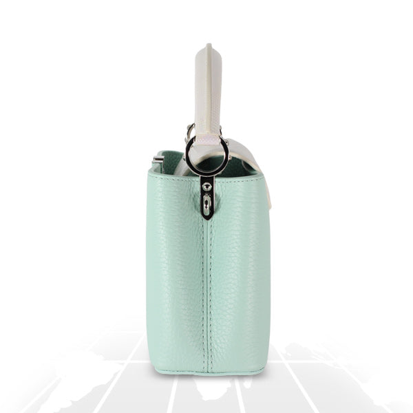 Louis Vuitton Mini Capucines Python Handle Silver Hardware