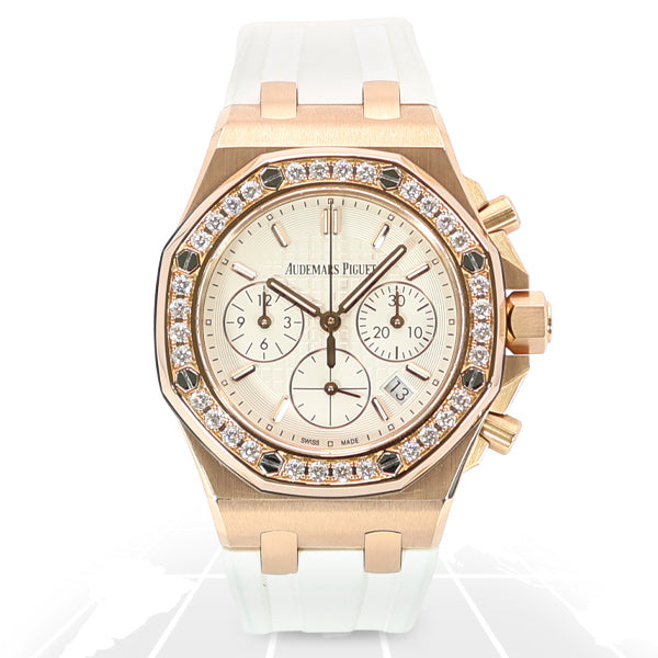Audemars Piguet Ladies Royal Oak Offshore “Diamond Bezel” 26231OR.ZZ.D ...