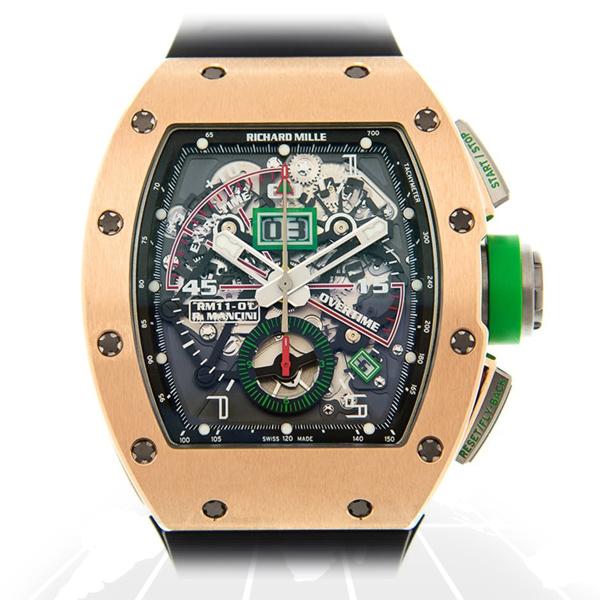 Richard Mille	Rm11-01 Automatic Flyback Chronograph Roberto Mancini	Rm11-01 Rg Latest Watches