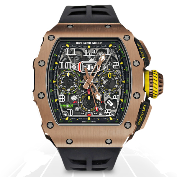 Richard Mille Automatic Flyback Chronograph Rm11-03 Rg Luxury Watches